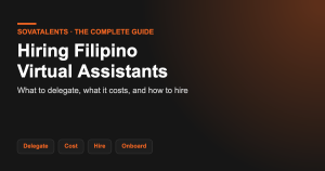 The complete guide to hiring Filipino virtual assistants — SOVATalents